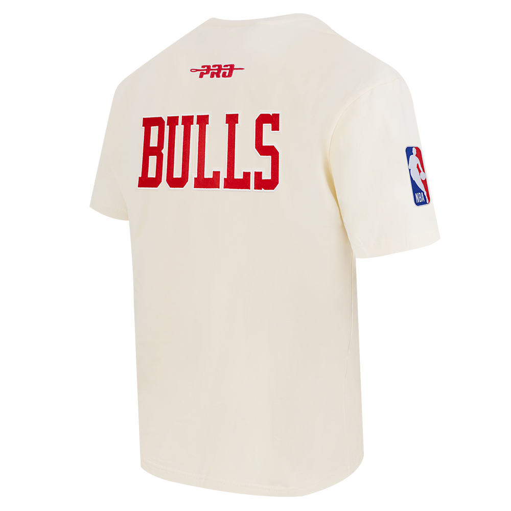 NBA CHICAGO BULLS BEST OF MEN'S DROP SHOULDER TEE (EGGSHELL)
