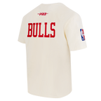 NBA CHICAGO BULLS BEST OF MEN'S DROP SHOULDER TEE (EGGSHELL)