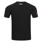 NBA CHICAGO BULLS REBEL ATHLETICS STACKED LOGO MEN'S SJ TEE (BLACK)