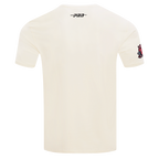 NBA CHICAGO BULLS REBEL ATHLETICS T-SHIRT EN JERSEY SIMPLE À LOGO EMPILÉ POUR HOMME (COQUILLE D'ŒUF)