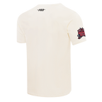 NBA CHICAGO BULLS REBEL ATHLETICS T-SHIRT EN JERSEY SIMPLE À LOGO EMPILÉ POUR HOMME (COQUILLE D'ŒUF)