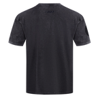 NBA CHICAGO BULLS WASHED CLASSIC T-SHIRT EN JERSEY DE COTON DÉLAVÉ À L'ENZYME À ÉPAULES TOMBANTES POUR HOMME (NOIR DÉLAVÉ)