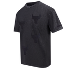 NBA CHICAGO BULLS WASHED VANGUARD MEN'S S/S TEE (WASHED BLACK)