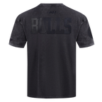 NBA CHICAGO BULLS WASHED VANGUARD MEN'S S/S TEE (WASHED BLACK)