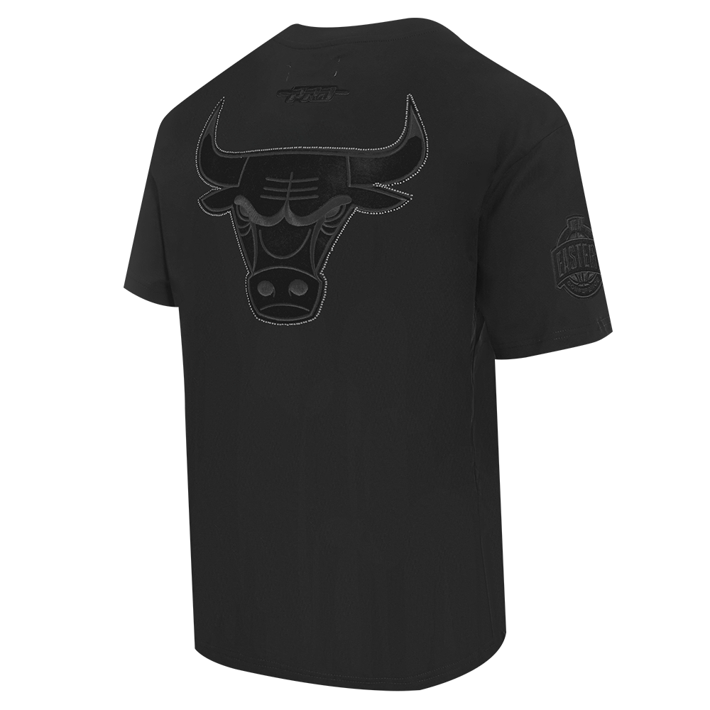 NBA CHICAGO BULLS BLACKOUT MEN'S CJ DROP SHOULDER TEE (BLACK)