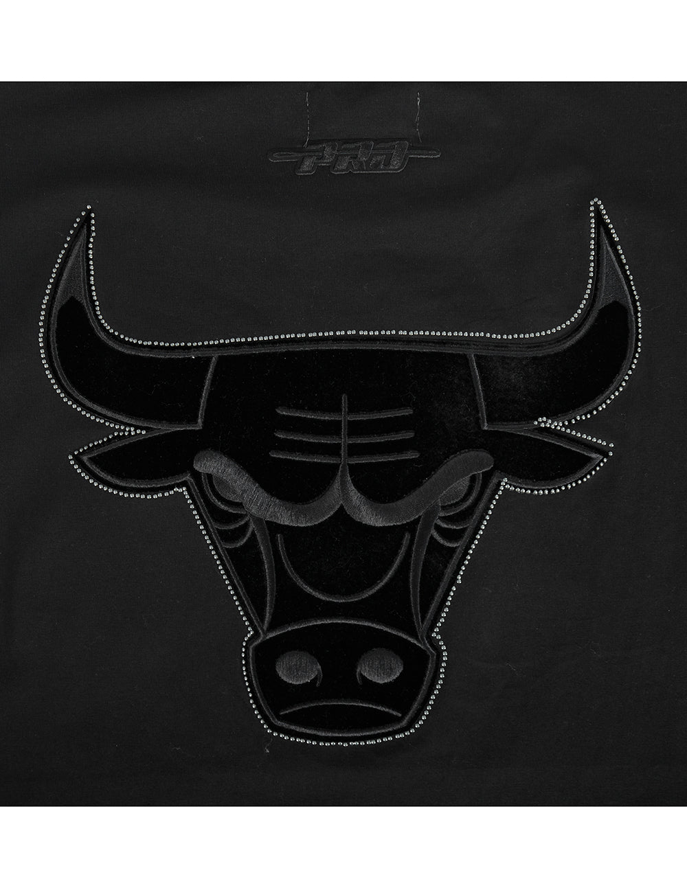 NBA CHICAGO BULLS BLACKOUT MEN'S CJ DROP SHOULDER TEE (BLACK)
