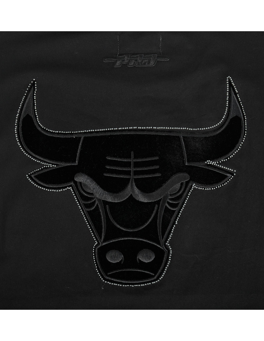 NBA CHICAGO BULLS BLACKOUT MEN'S CJ DROP SHOULDER TEE (BLACK)