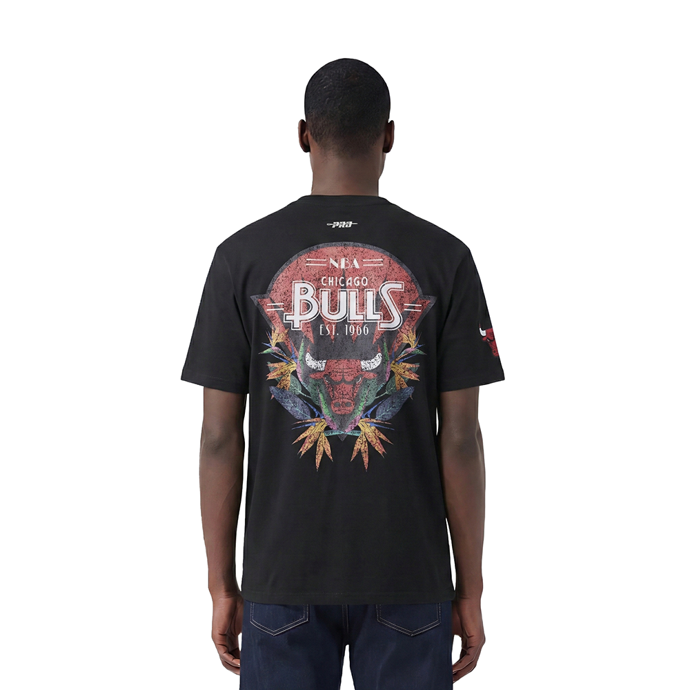 NBA CHICAGO BULLS PARADISE MEN'S S/S TEE (BLACK)