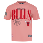 NBA CHICAGO BULLS  MEN'S S/S TEE (DUSTY PINK)