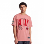 NBA CHICAGO BULLS  MEN'S S/S TEE (DUSTY PINK)