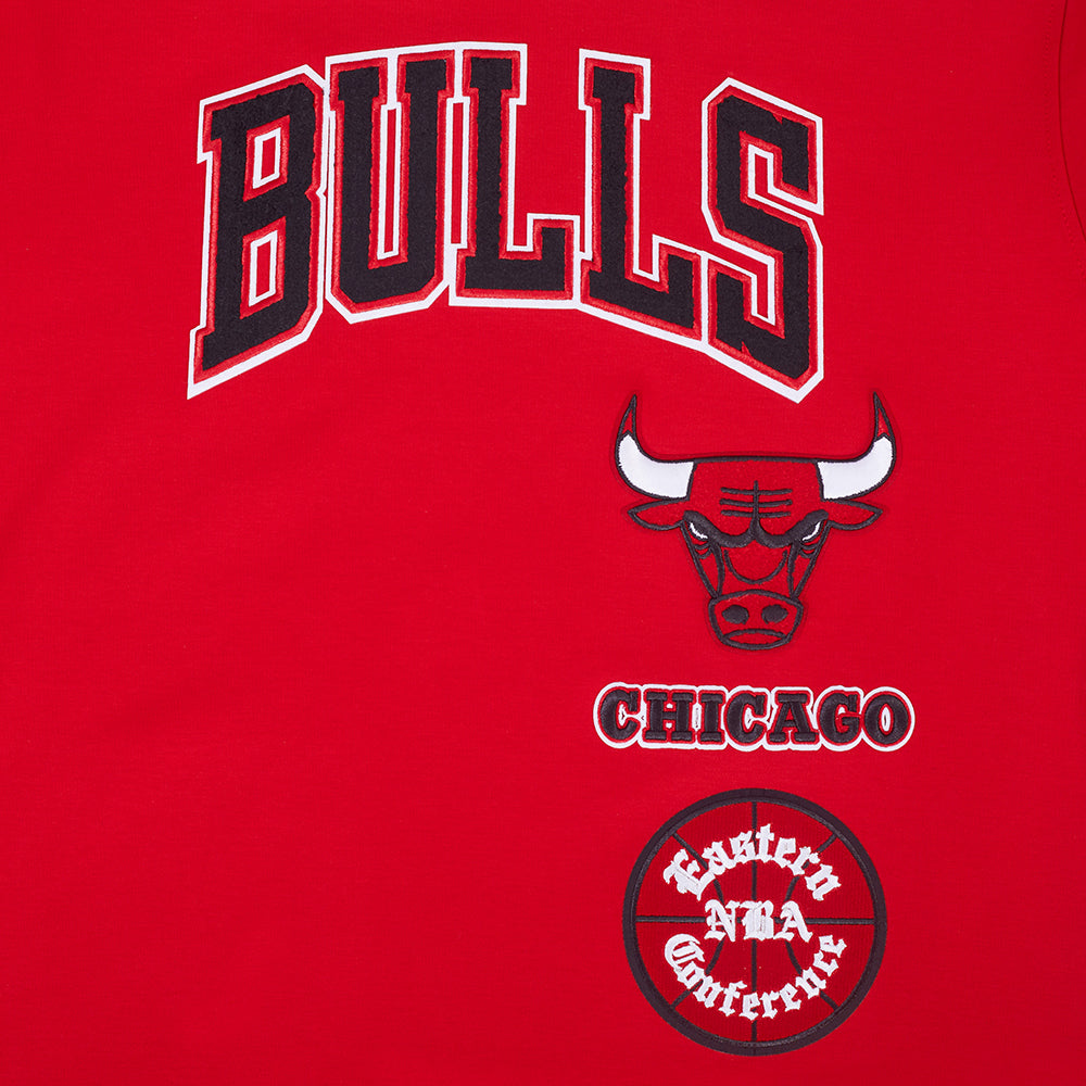 NBA CHICAGO BULLS RETRO CLASSICS MEN'S SHIRT (RED/BLACK)