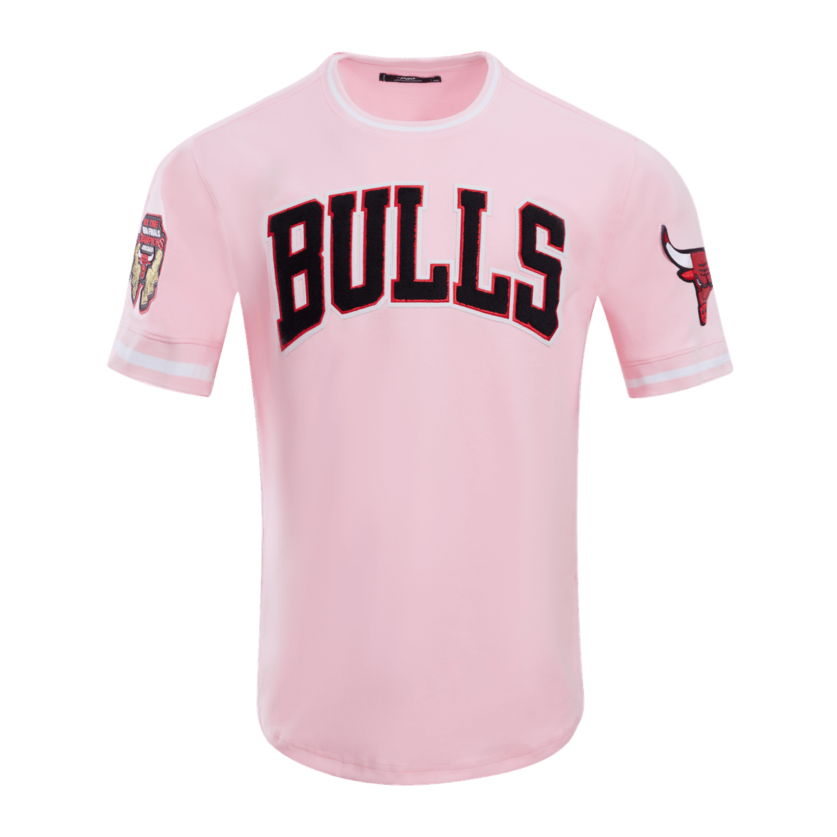 NBA CHICAGO BULLS CLASSIC CHENILLE T-SHIRT POUR HOMME (ROSE)