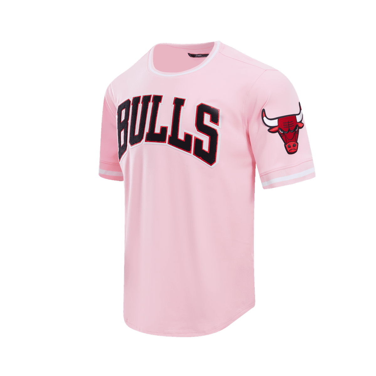 NBA CHICAGO BULLS CLASSIC CHENILLE T-SHIRT POUR HOMME (ROSE)