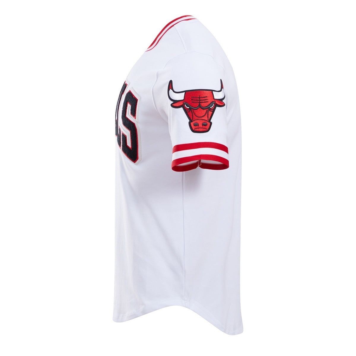 NBA CHICAGO BULLS CLASSIC CHENILLE MEN'S TEE (WHITE)