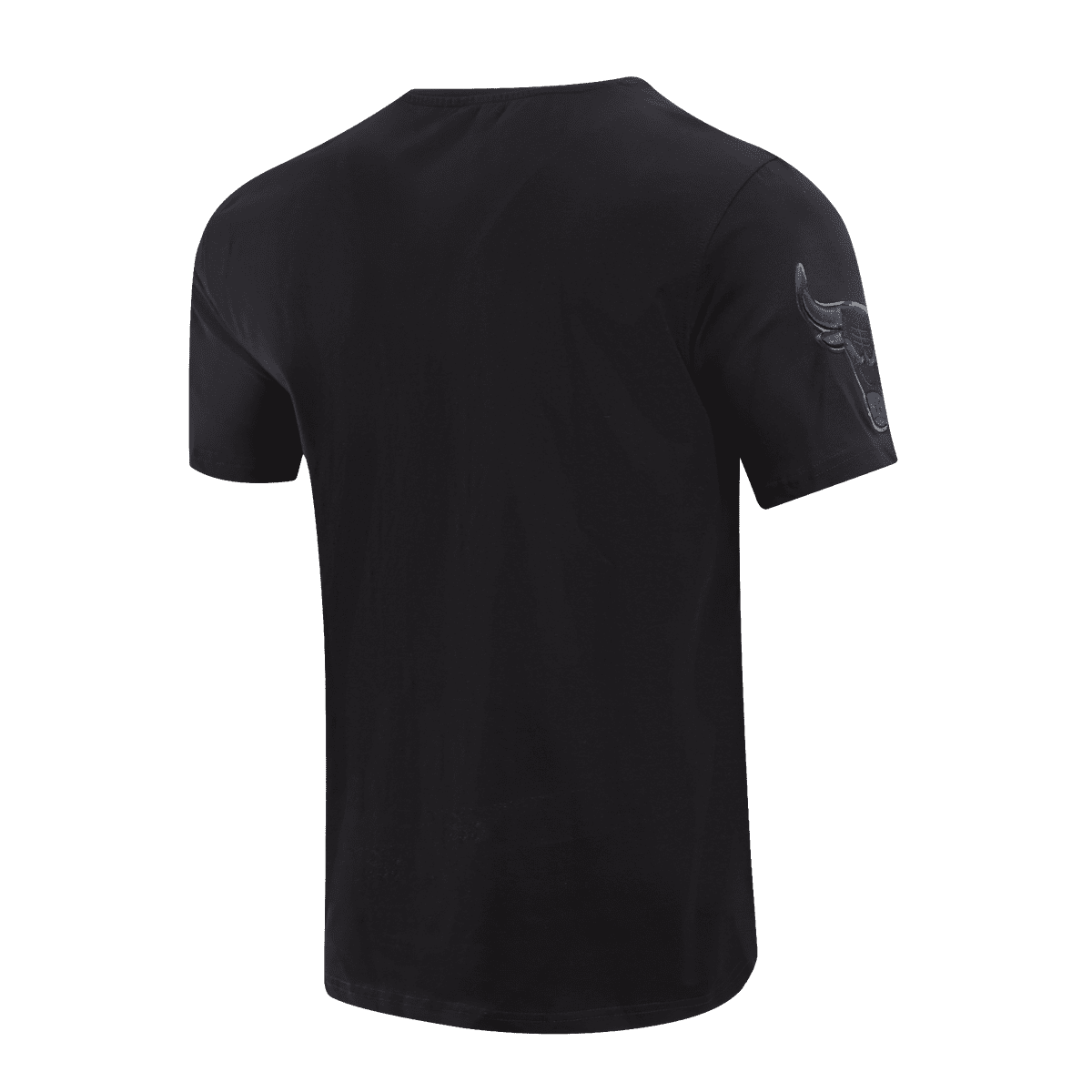 NBA CHICAGO BULLS TRIPLE BLACK LOGO PRO TEAM MEN'S TEE (BLACK)