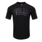NBA CHICAGO BULLS TRIPLE BLACK PRO TEAM MEN'S TAPING TEE (BLACK)