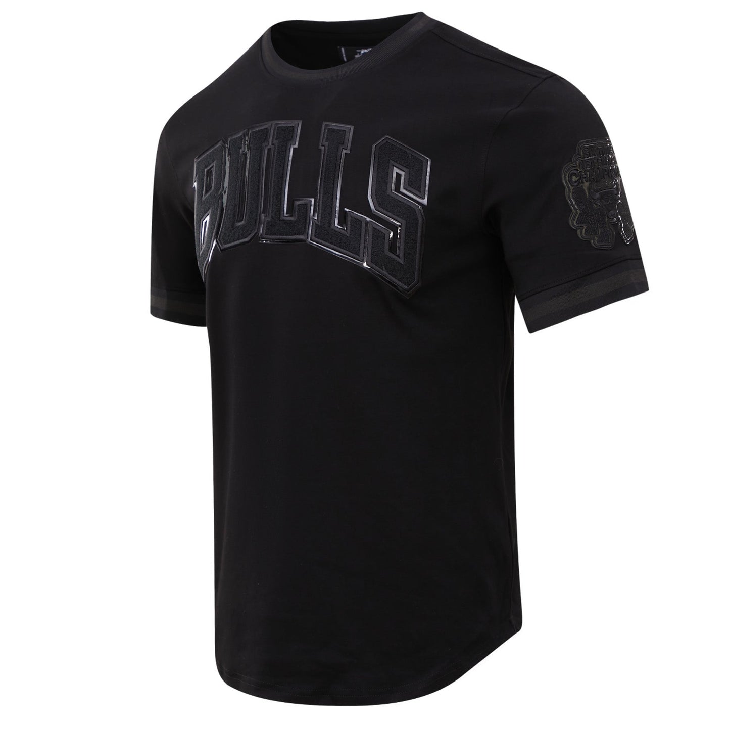 NBA CHICAGO BULLS TRIPLE BLACK PRO TEAM MEN'S TAPING TEE (BLACK)