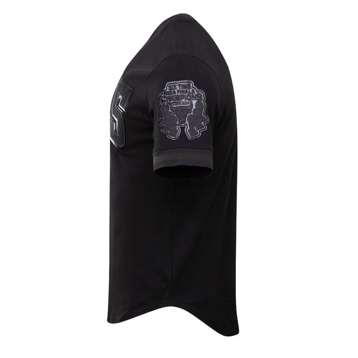 NBA CHICAGO BULLS TRIPLE BLACK PRO TEAM MEN'S TAPING TEE (BLACK)