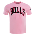 NBA CHICAGO BULLS T-SHIRT PRO TEAM À LOGO POUR HOMME (ROSE)