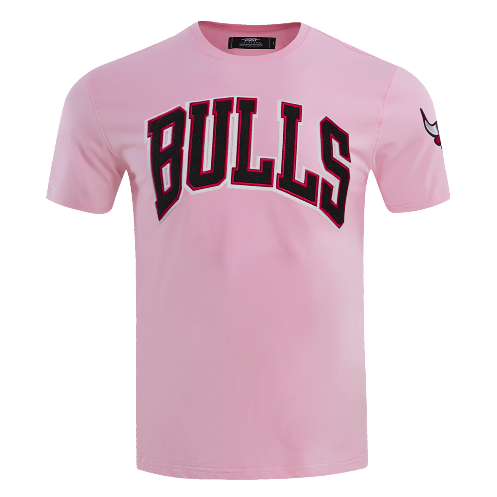 NBA CHICAGO BULLS T-SHIRT PRO TEAM À LOGO POUR HOMME (ROSE)