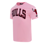 NBA CHICAGO BULLS T-SHIRT PRO TEAM À LOGO POUR HOMME (ROSE)