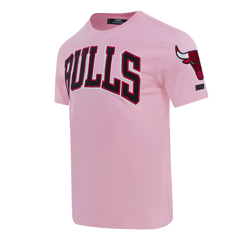 NBA CHICAGO BULLS T-SHIRT PRO TEAM À LOGO POUR HOMME (ROSE)
