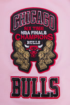 NBA CHICAGO BULLS T-SHIRT PRO TEAM À LOGO POUR HOMME (ROSE)