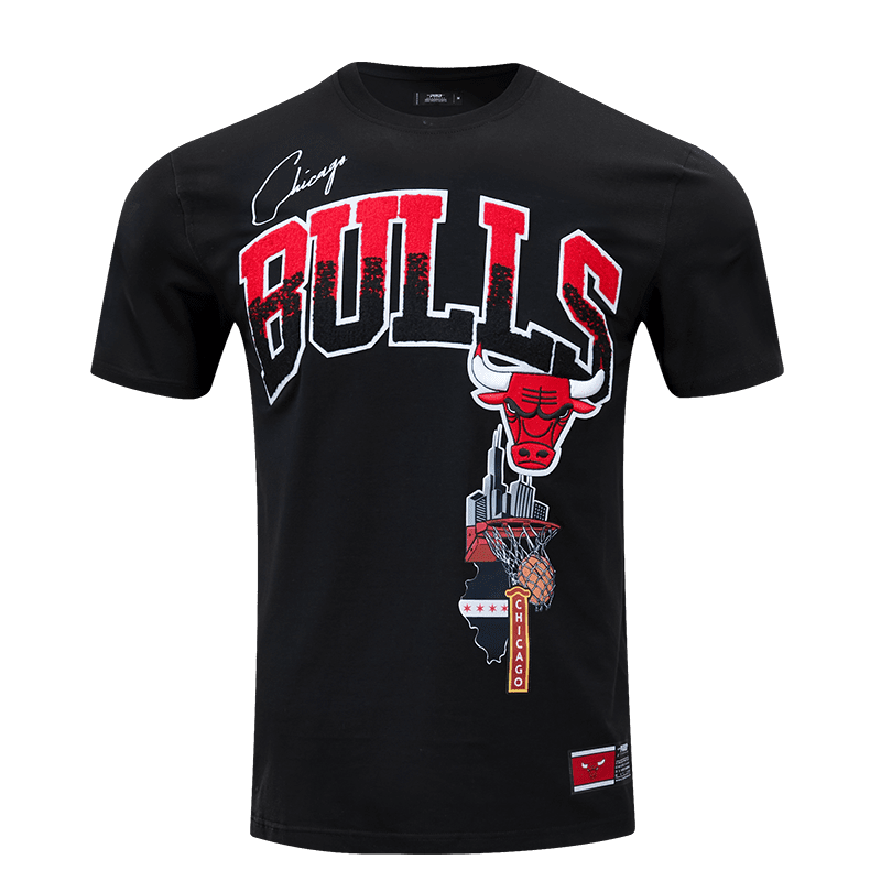 NBA CHICAGO BULLS T-SHIRT HOMETOWN POUR HOMME (NOIR)