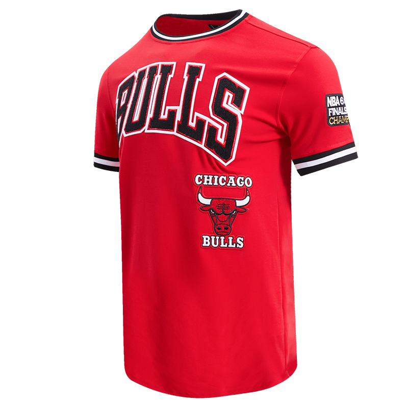 NBA CHICAGO BULLS RETRO CLASSIC MEN'S TEE (RED/BLACK)