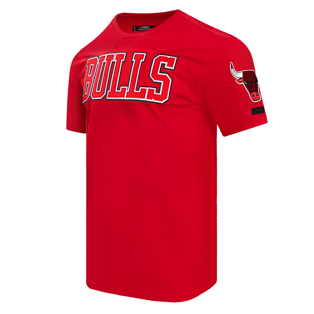 NBA CHICAGO BULLS TACKLE TWILL MEN'S TEE (RED)