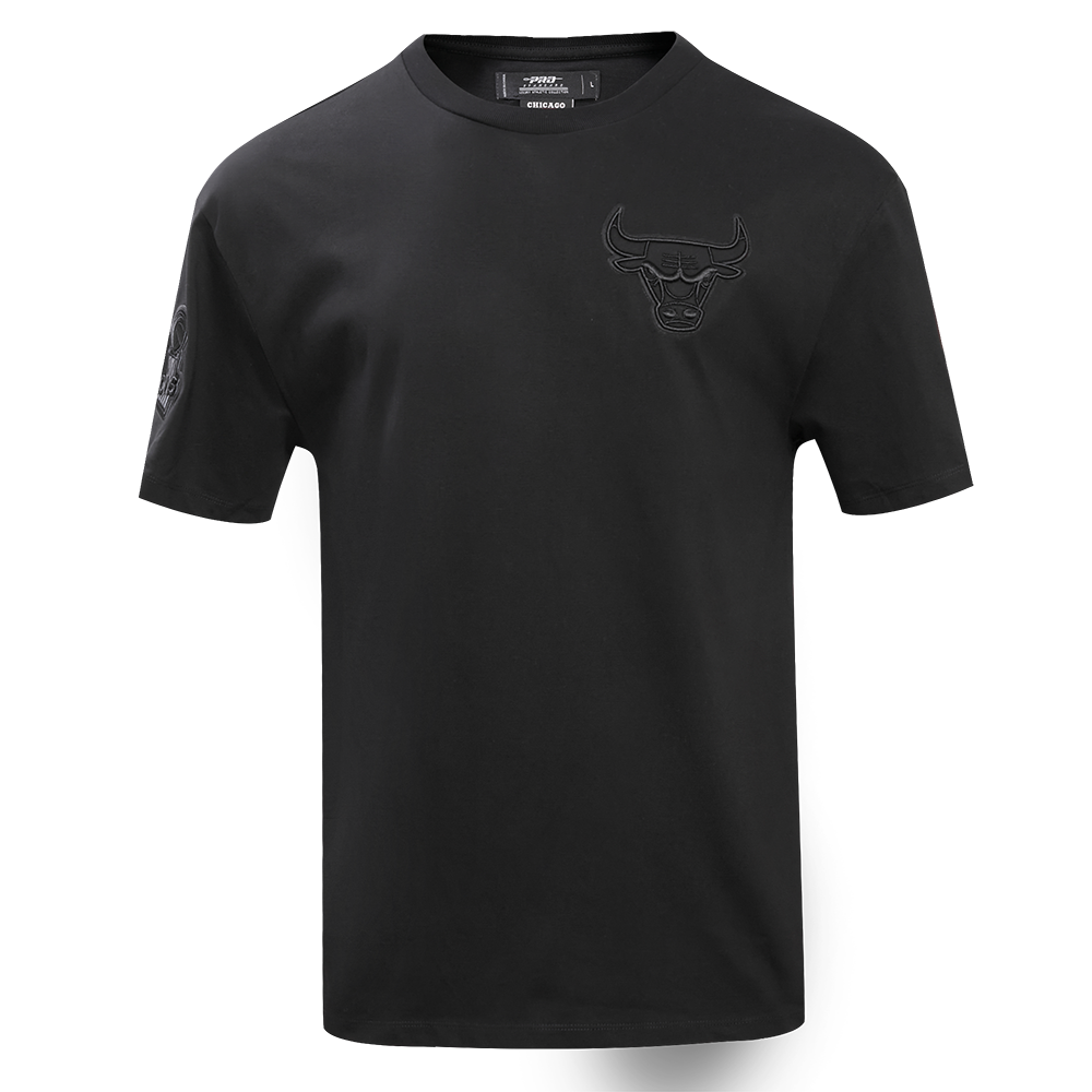 NBA CHICAGO BULLS NEUTRAL DROP SHOULDER MEN'S TEE (BLACK)