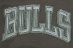 NBA CHICAGO BULLS NEUTRAL T-SHIRT À ÉPAULES TOMBANTES POUR HOMME (TAUPE FONCÉ)