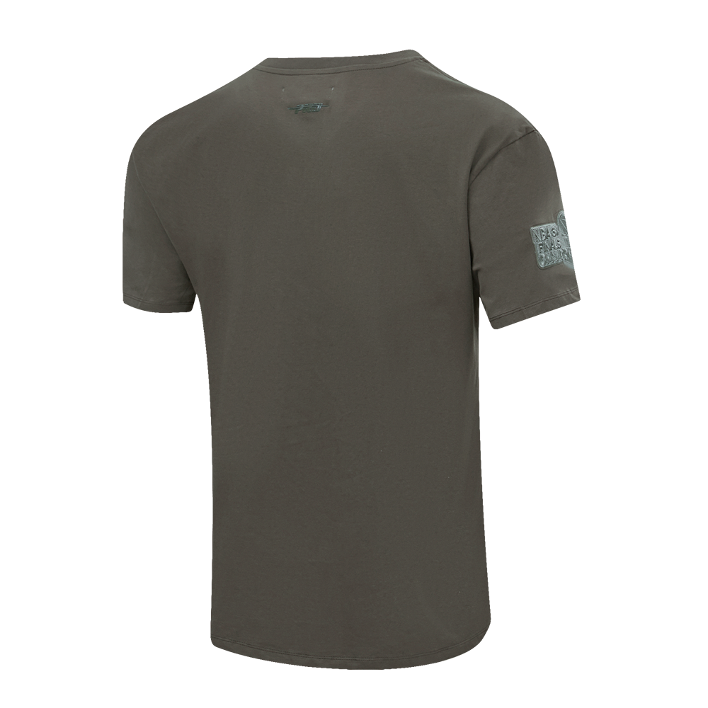 NBA CHICAGO BULLS NEUTRAL T-SHIRT À ÉPAULES TOMBANTES POUR HOMME (TAUPE FONCÉ)