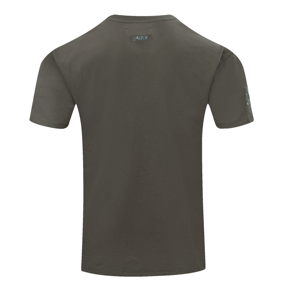 NBA CHICAGO BULLS NEUTRAL T-SHIRT À ÉPAULES TOMBANTES POUR HOMME (TAUPE FONCÉ)