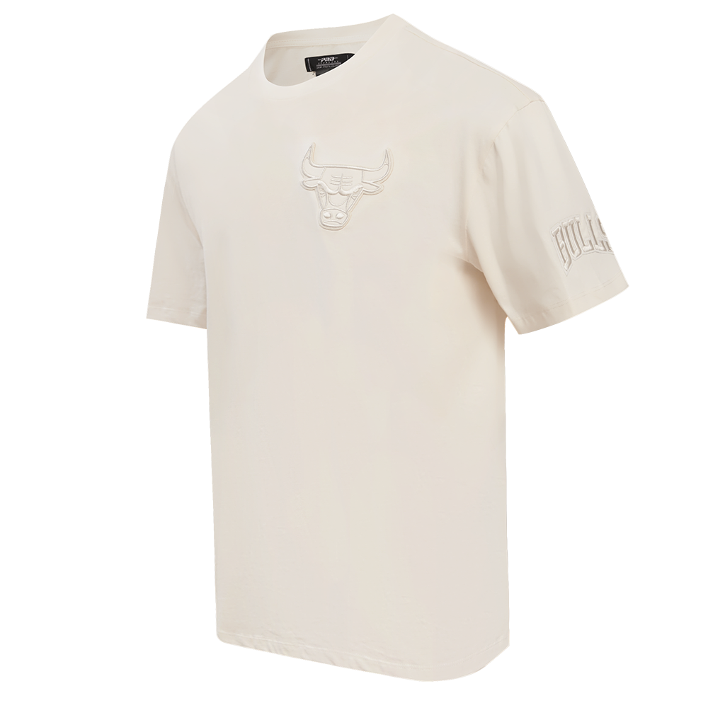 NBA CHICAGO BULLS NEUTRAL DROP SHOULDER MEN'S TEE (EGGSHELL)