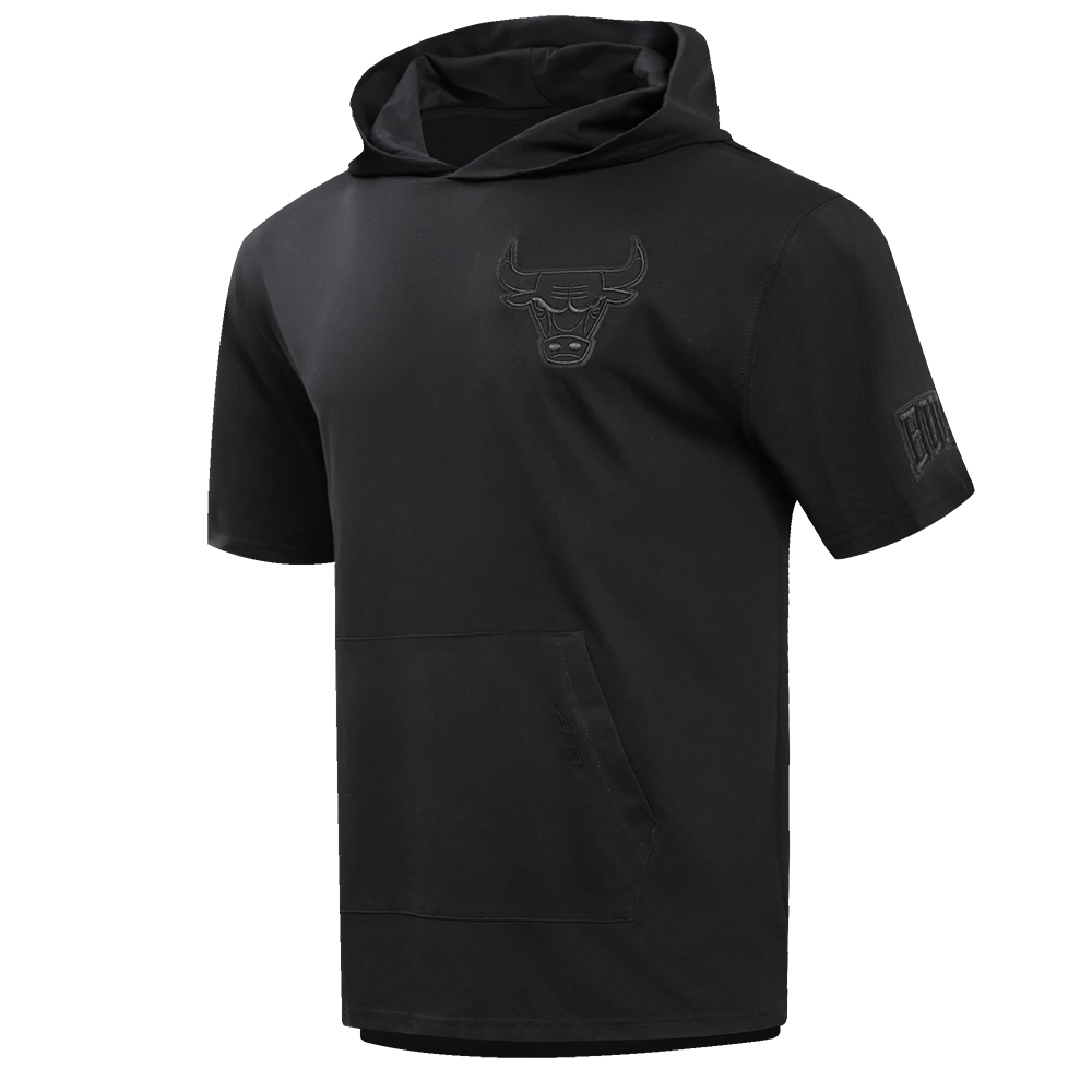 NBA CHICAGO BULLS NEUTRAL MEN'S PULLOVER HOODIE (BLACK)