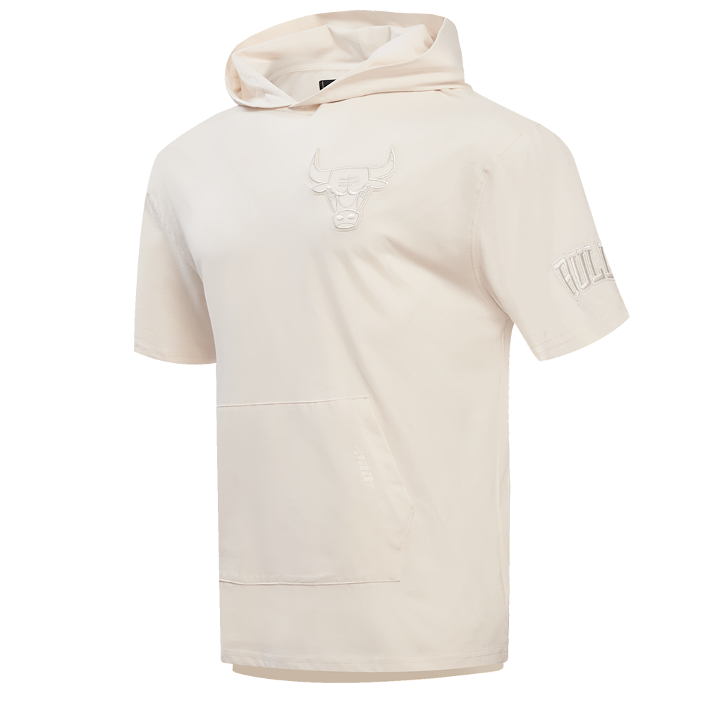 NBA CHICAGO BULLS NEUTRAL MEN'S PULLOVER HOODIE (EGGSHELL)