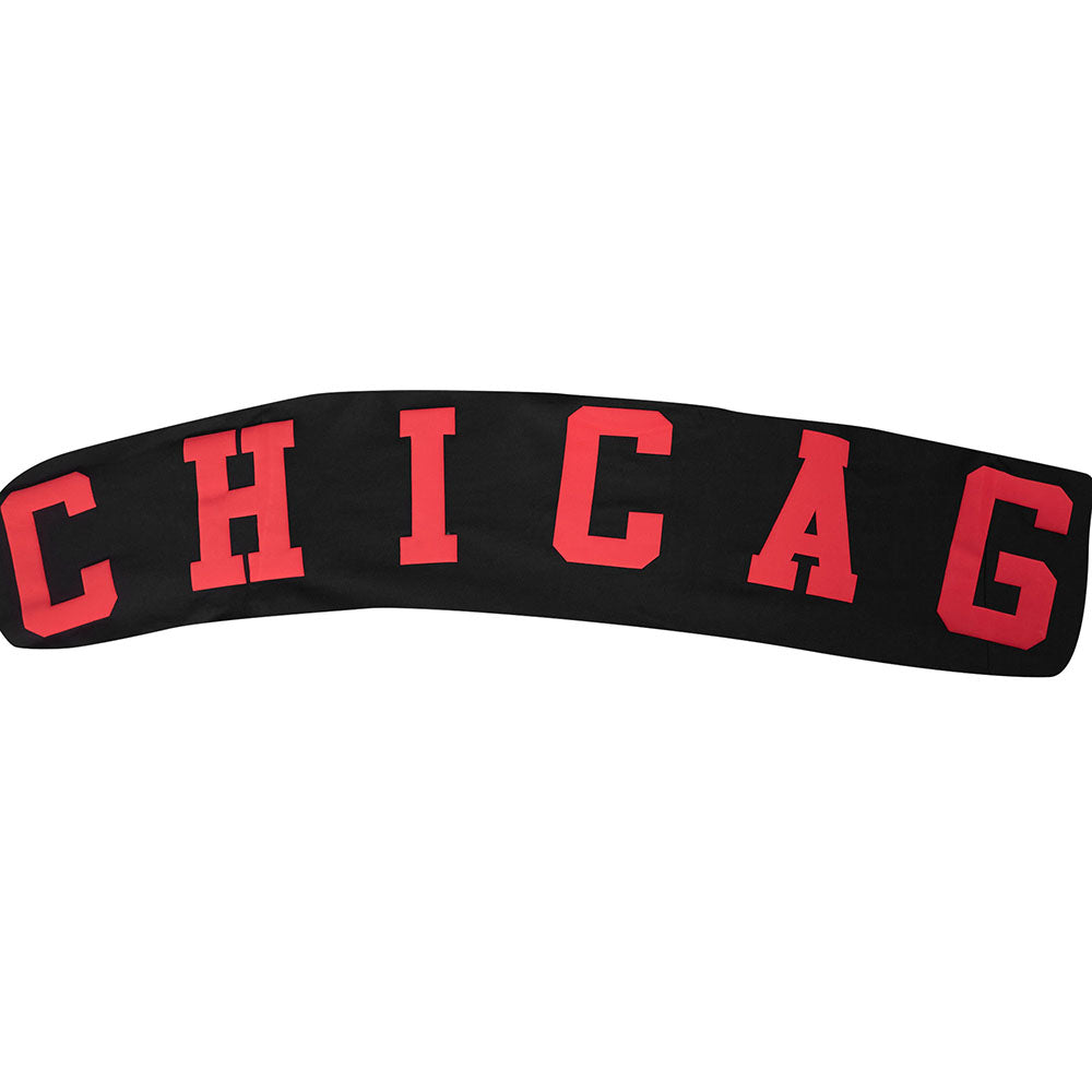 NBA CHICAGO BULLS WINGSPAN MEN'S DROP SHOULDER LS TEE (BLACK)