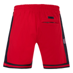 NBA CHICAGO BULLS SCRIPT TAIL MEN'S DOUBLE KNIT 2.0 SHORT (RED/BLACK)