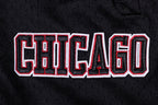 NBA CHICAGO BULLS SCRIPT TAIL MEN'S DOUBLE KNIT 2.0 SHORT (RED/BLACK)