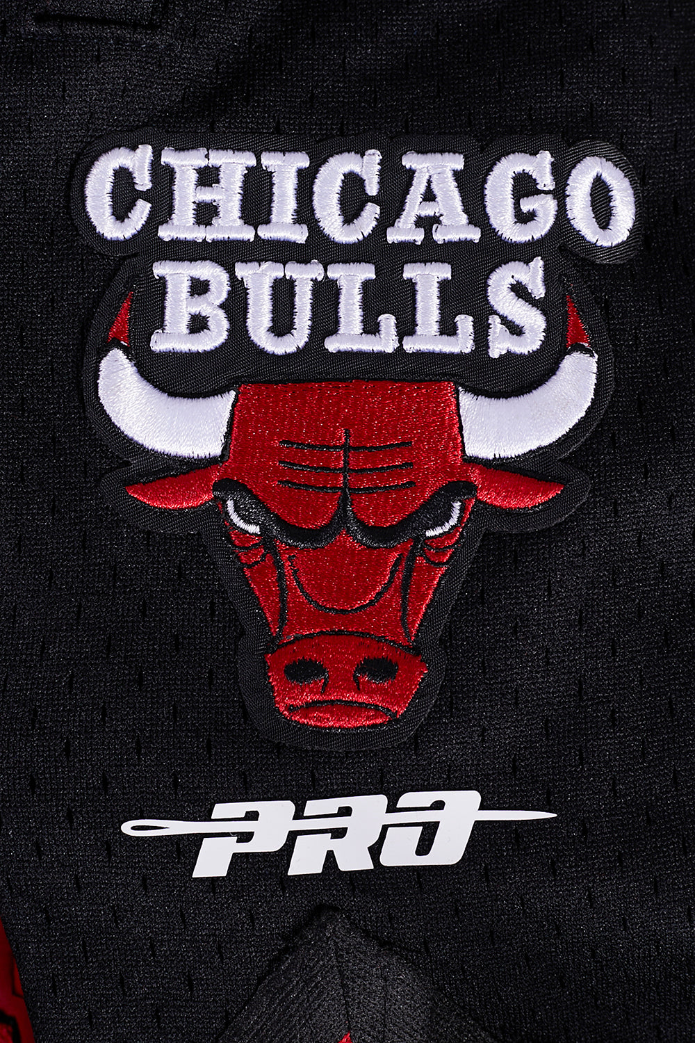 NBA CHICAGO BULLS SCRIPT TAIL MEN'S DOUBLE KNIT 2.0 SHORT (RED/BLACK)