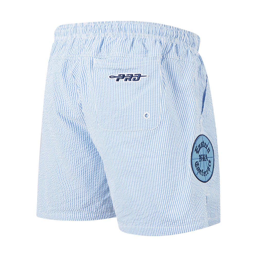 NBA CHICAGO BULLS COUNTRY CLUB SHORT EN SEERSUCKER POUR HOMME (BLEU SEERSUCKER)