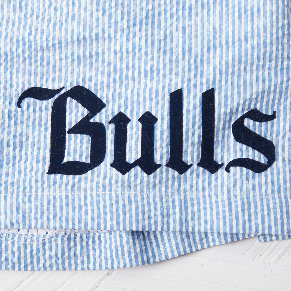 NBA CHICAGO BULLS COUNTRY CLUB SHORT EN SEERSUCKER POUR HOMME (BLEU SEERSUCKER)