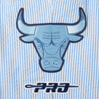 NBA CHICAGO BULLS COUNTRY CLUB SHORT EN SEERSUCKER POUR HOMME (BLEU SEERSUCKER)
