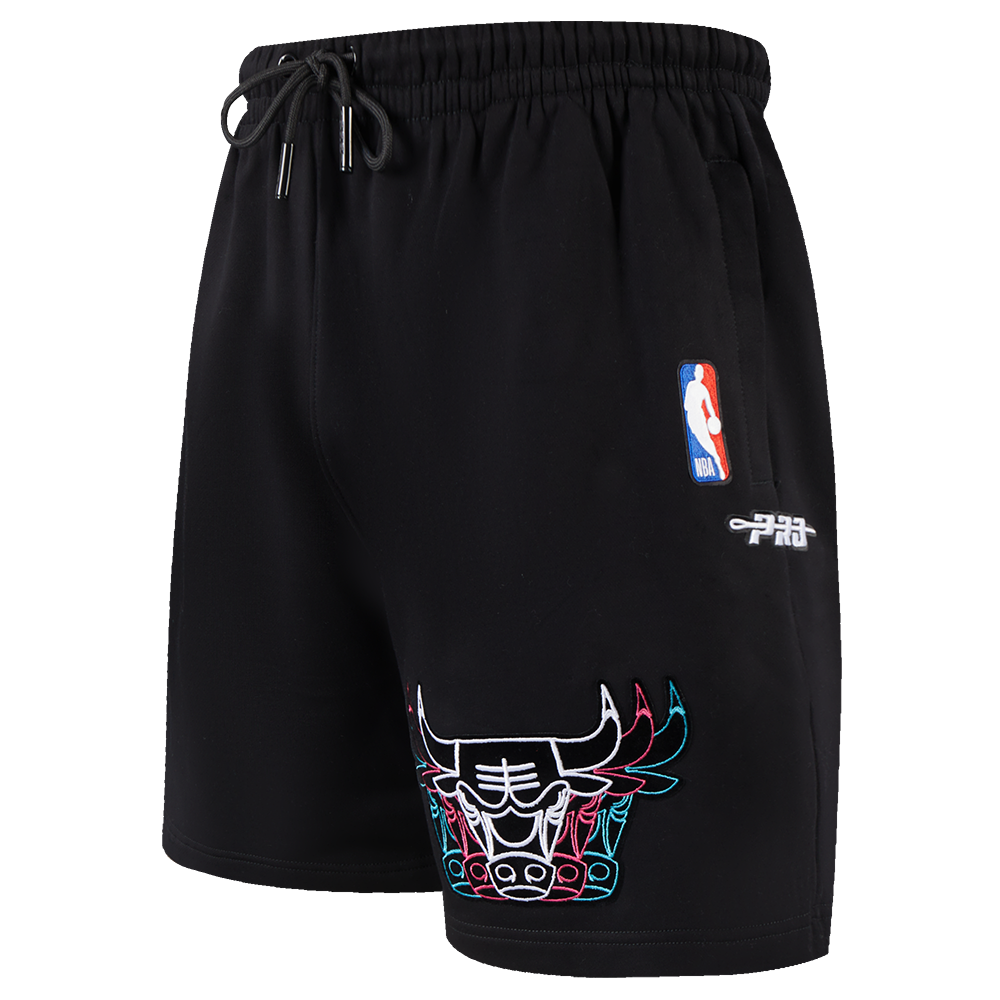 NBA CHICAGO BULLS ECHO LOGO MEN'S FLEECE SHORT (BLACK)