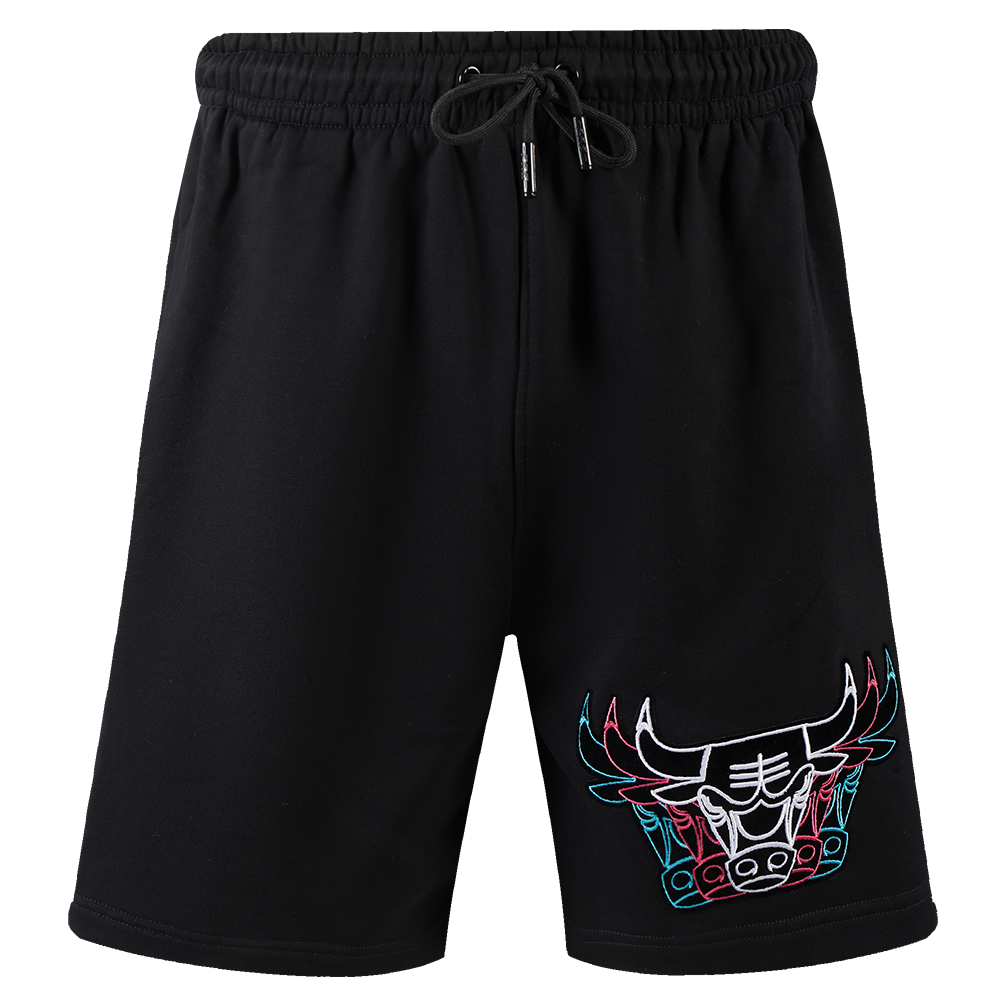 NBA CHICAGO BULLS ECHO LOGO MEN'S FLEECE SHORT (BLACK)