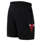 NBA CHICAGO BULLS ECHO LOGO MEN'S FLEECE SHORT (BLACK)