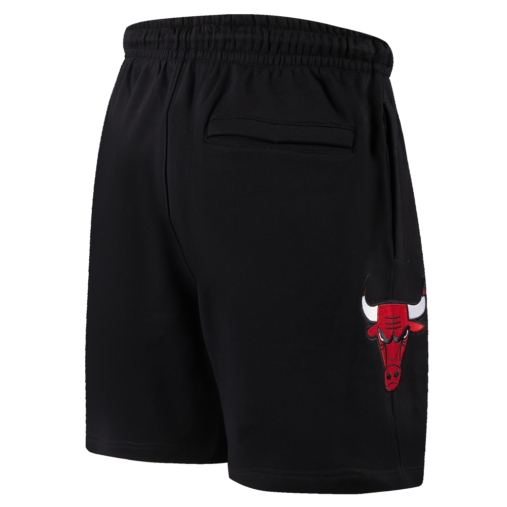 NBA CHICAGO BULLS ECHO LOGO MEN'S FLEECE SHORT (BLACK)