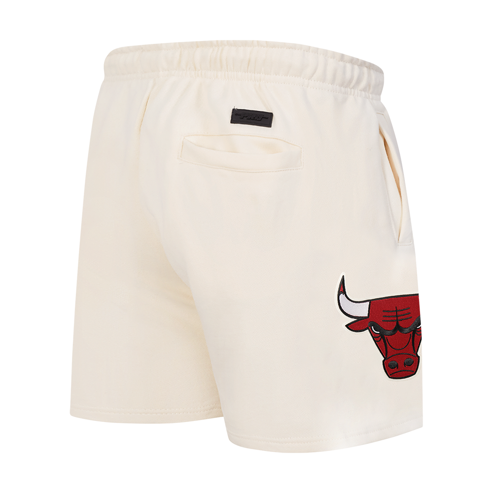 NBA CHICAGO BULLS ECHO LOGO MEN'S FLEECE SHORT (EGGSHELL)