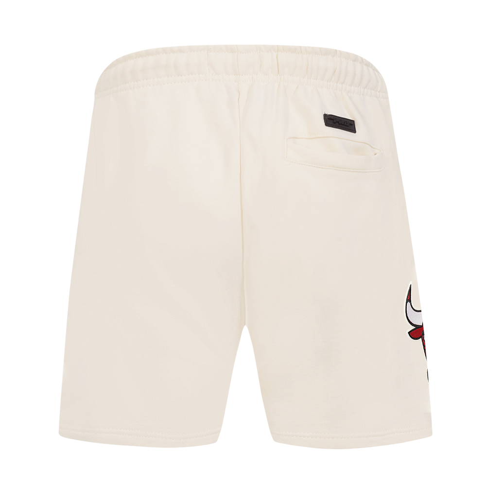 NBA CHICAGO BULLS ECHO LOGO MEN'S FLEECE SHORT (EGGSHELL)